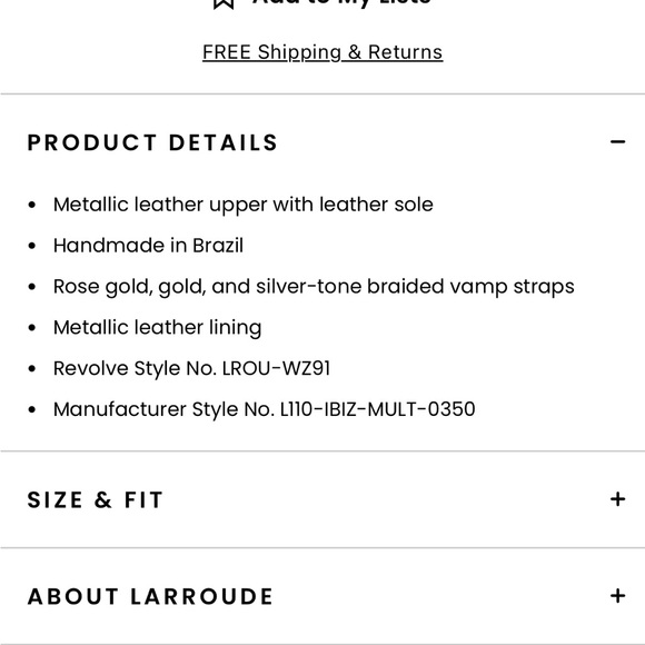 Larroude Ibiza Flat Sandal in Braided Metallic Silver Leather - Picture 8 of 8